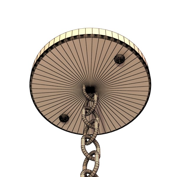 Industrial Light Fixture 3D model_11