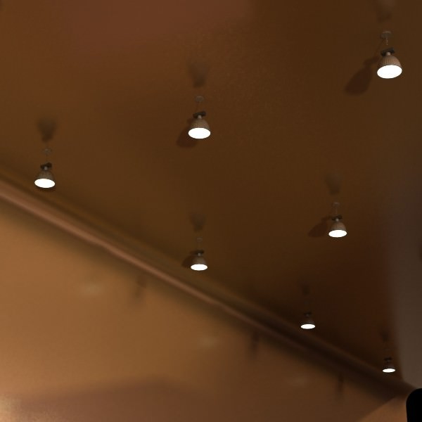 Industrial Light Fixture 3D model_6