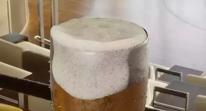 Real foam shader 3D model