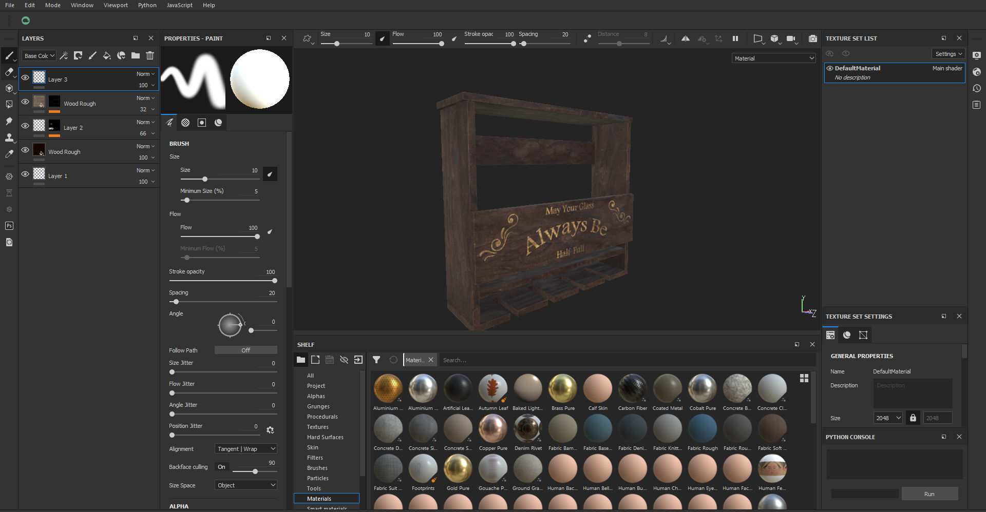 Wine Bottle-Set-02 Free 3D model_3