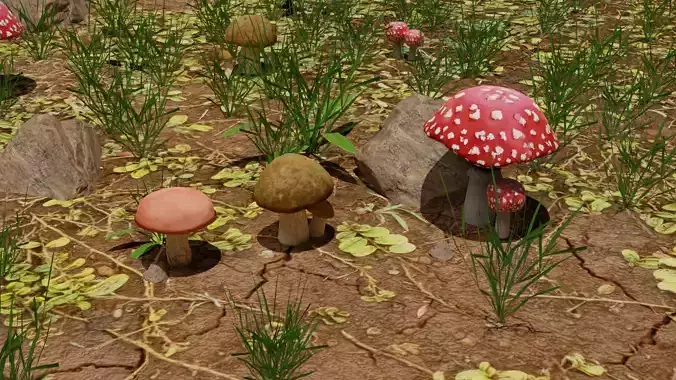 Mushrooms mushroom with spots