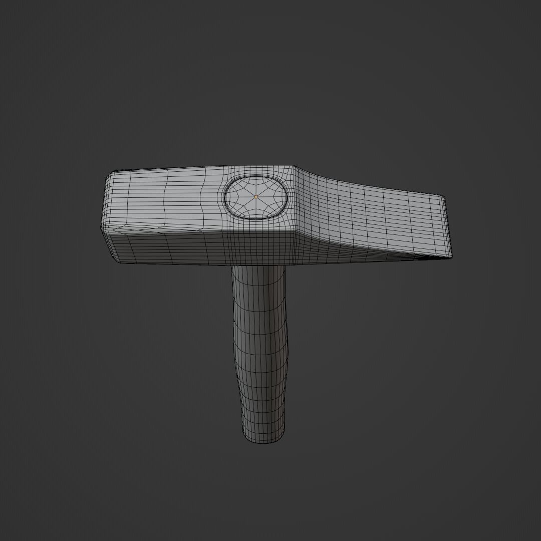 Brick Hammer 3D model_11
