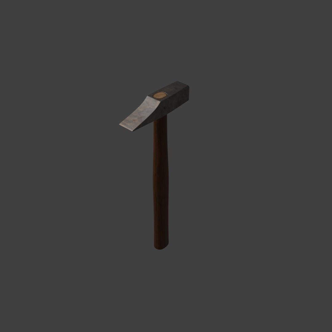 Brick Hammer 3D model_1