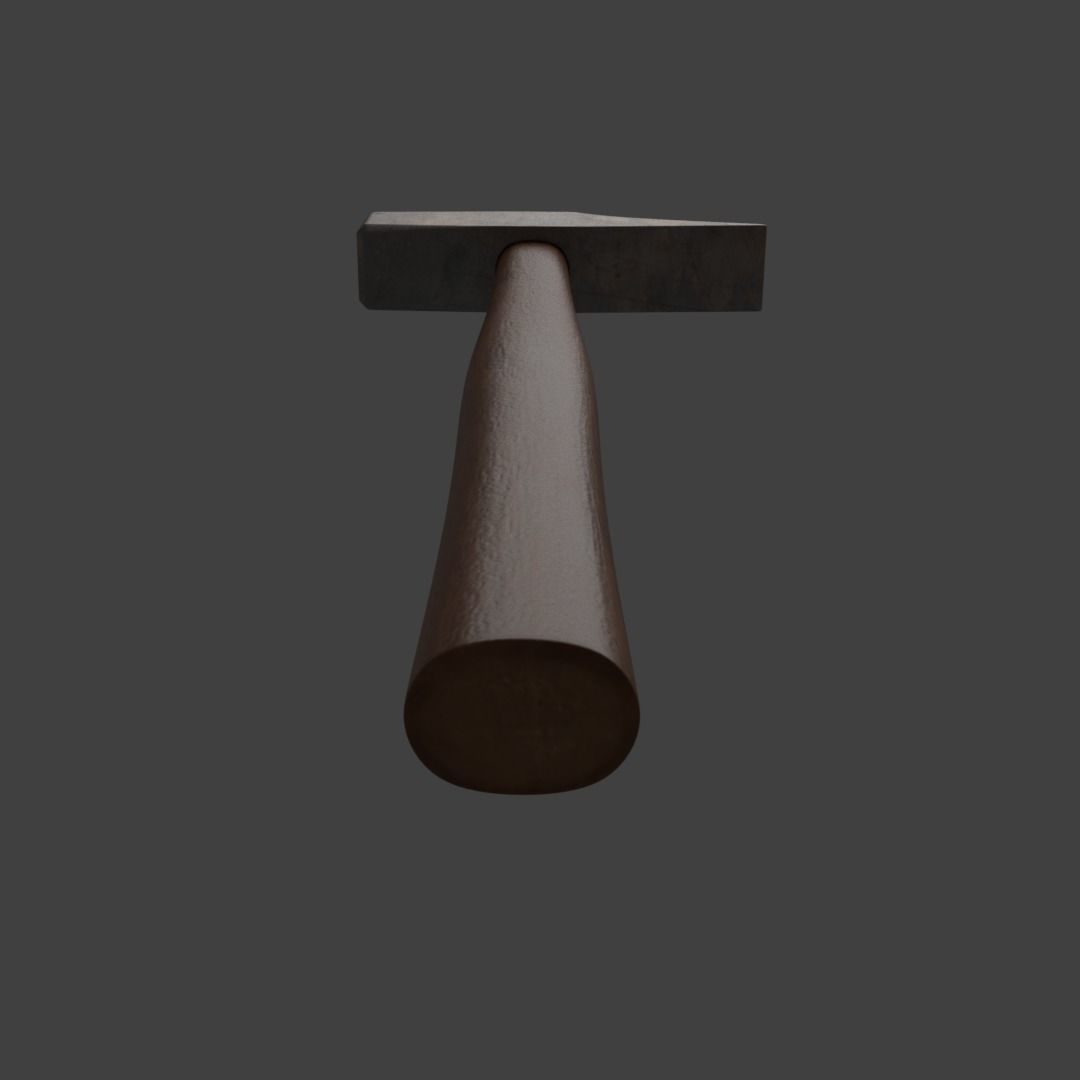 Brick Hammer 3D model_5