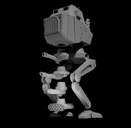 armored walker 3D print model