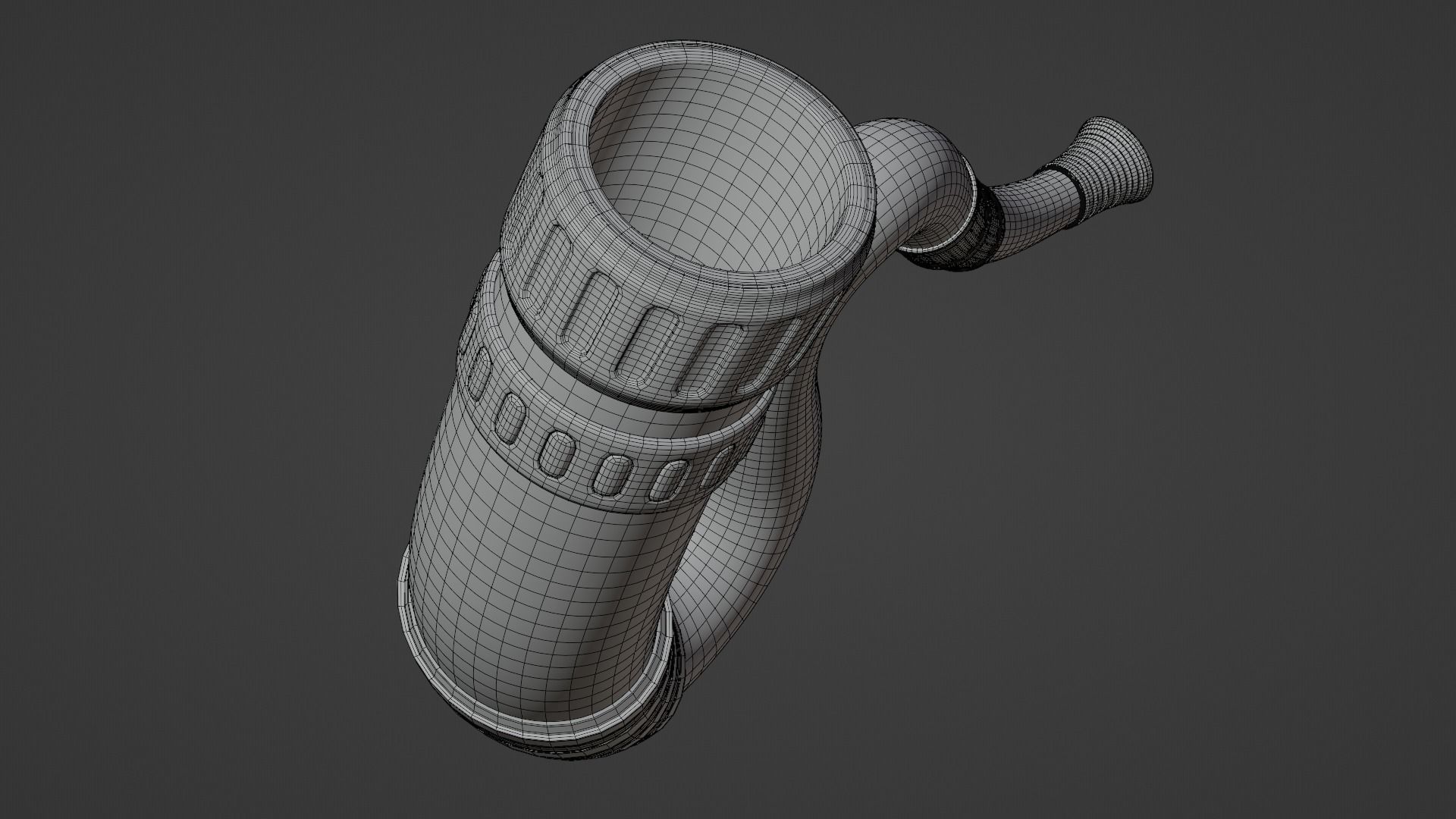Battle Horn 3D model_2
