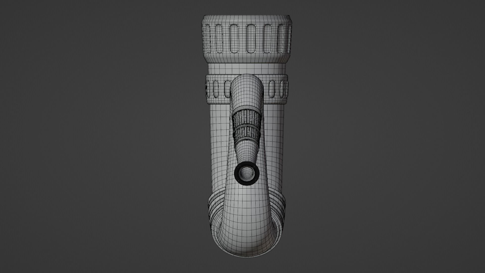 Battle Horn 3D model_10