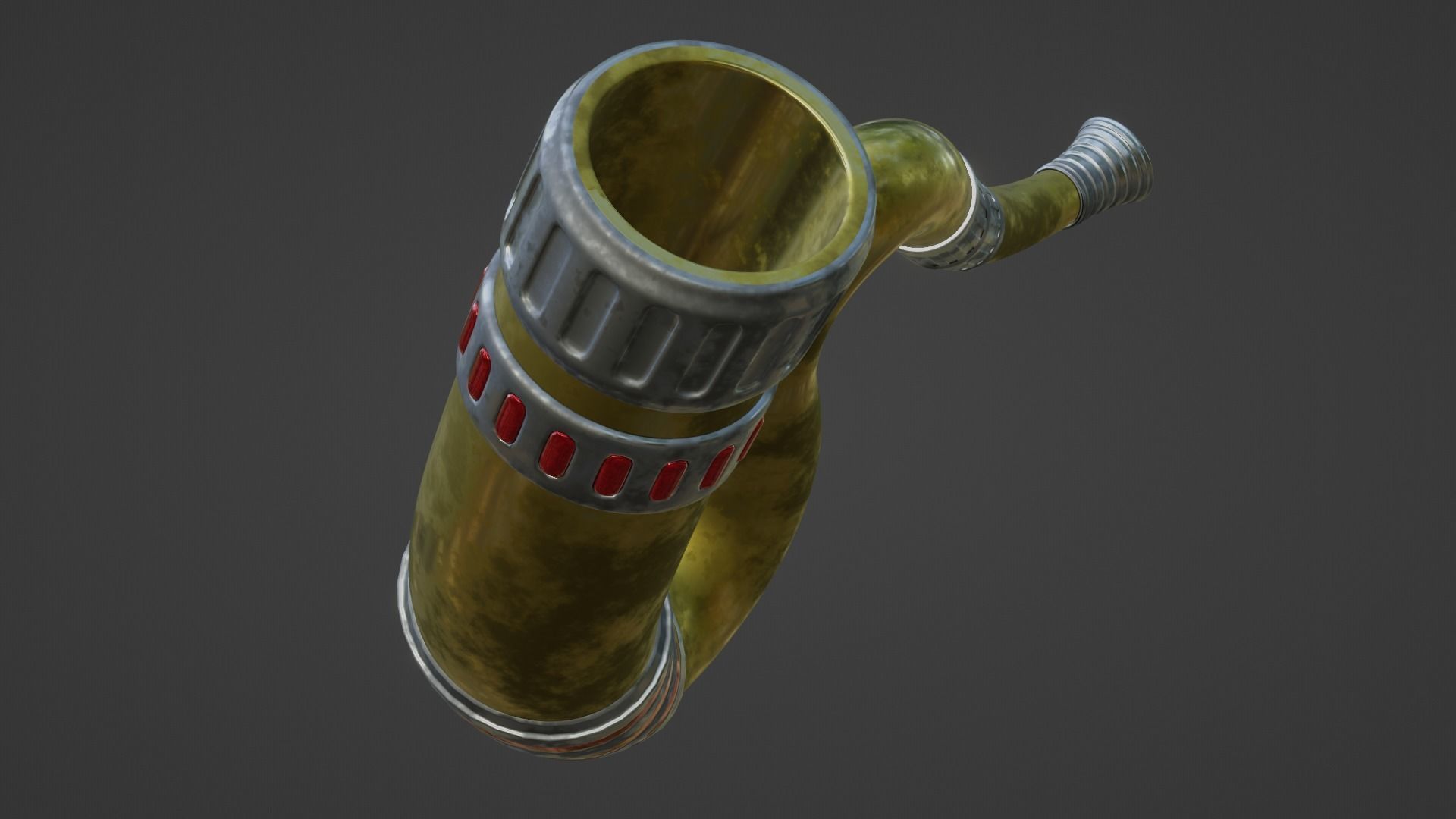 Battle Horn 3D model_1