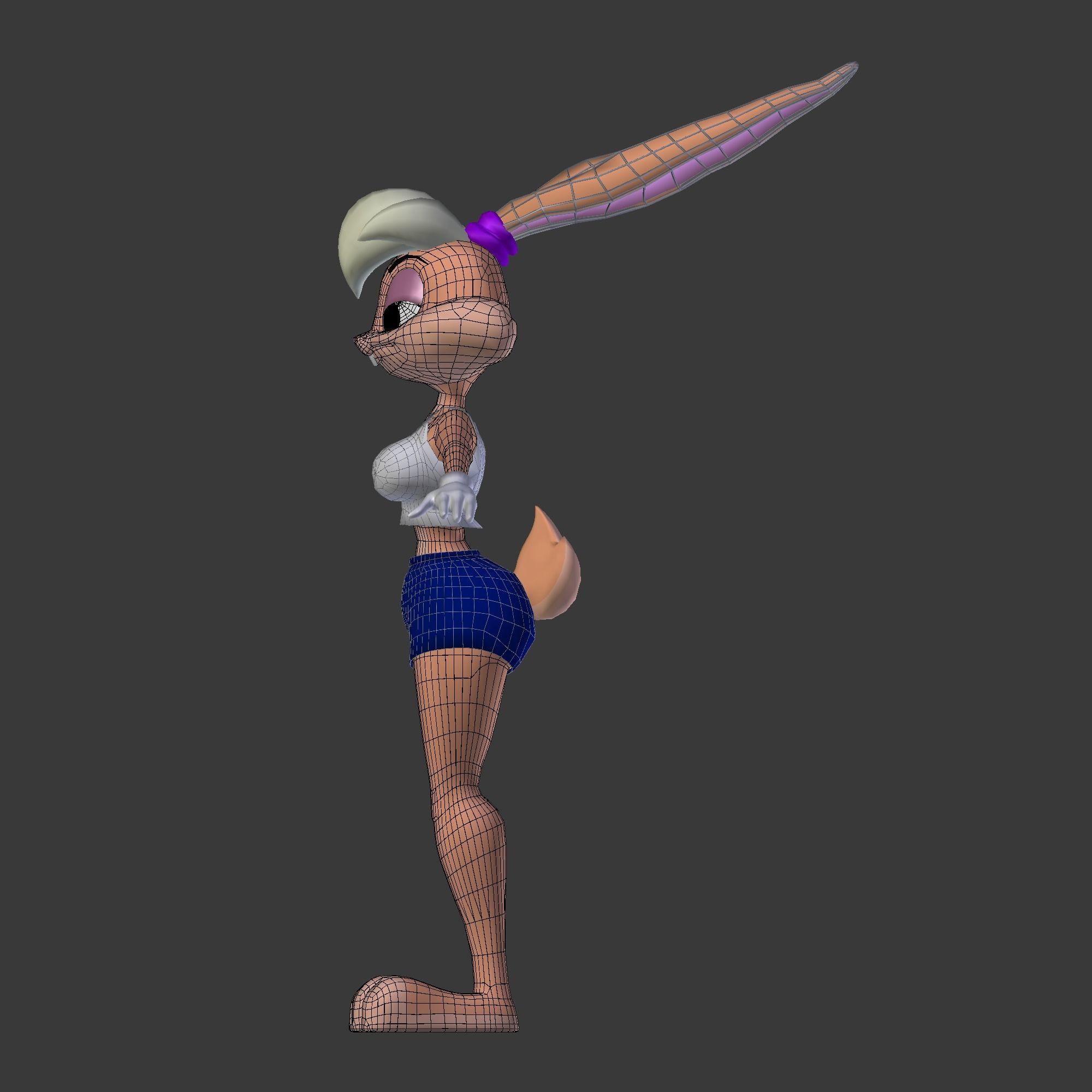 Lola Bunny Classic 3D model_3
