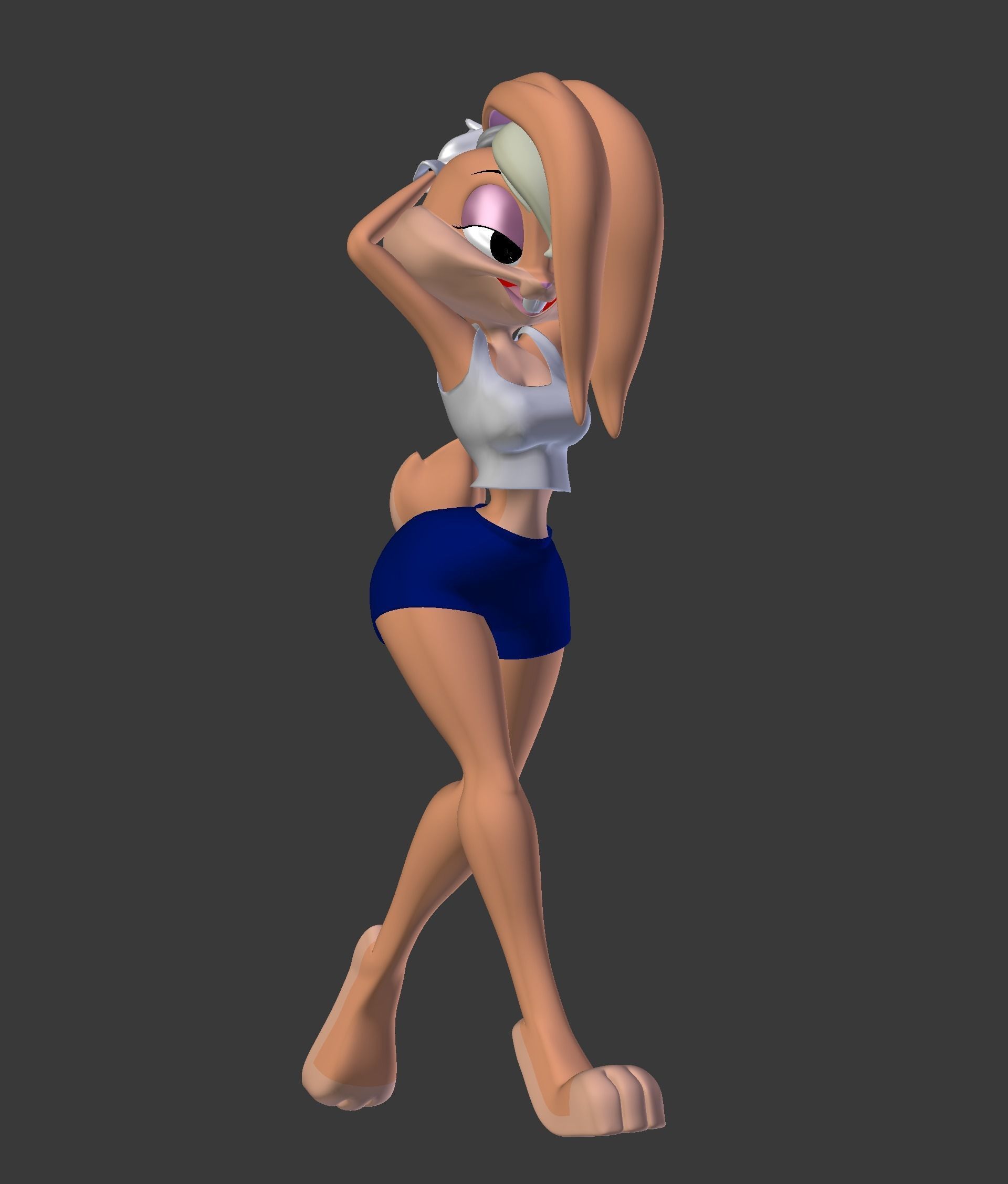 Lola Bunny Classic 3D model_5