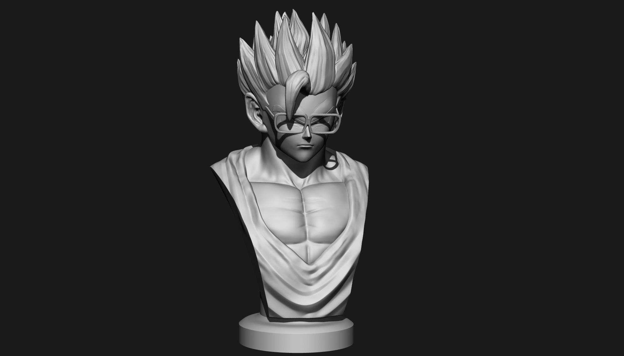 Gohan - Dragon Ball Z 3D print model_4