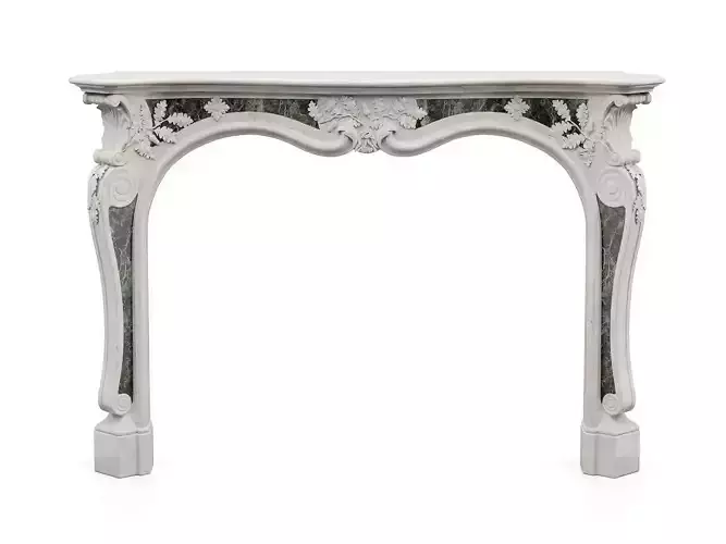 fireplace rare marble Rococo