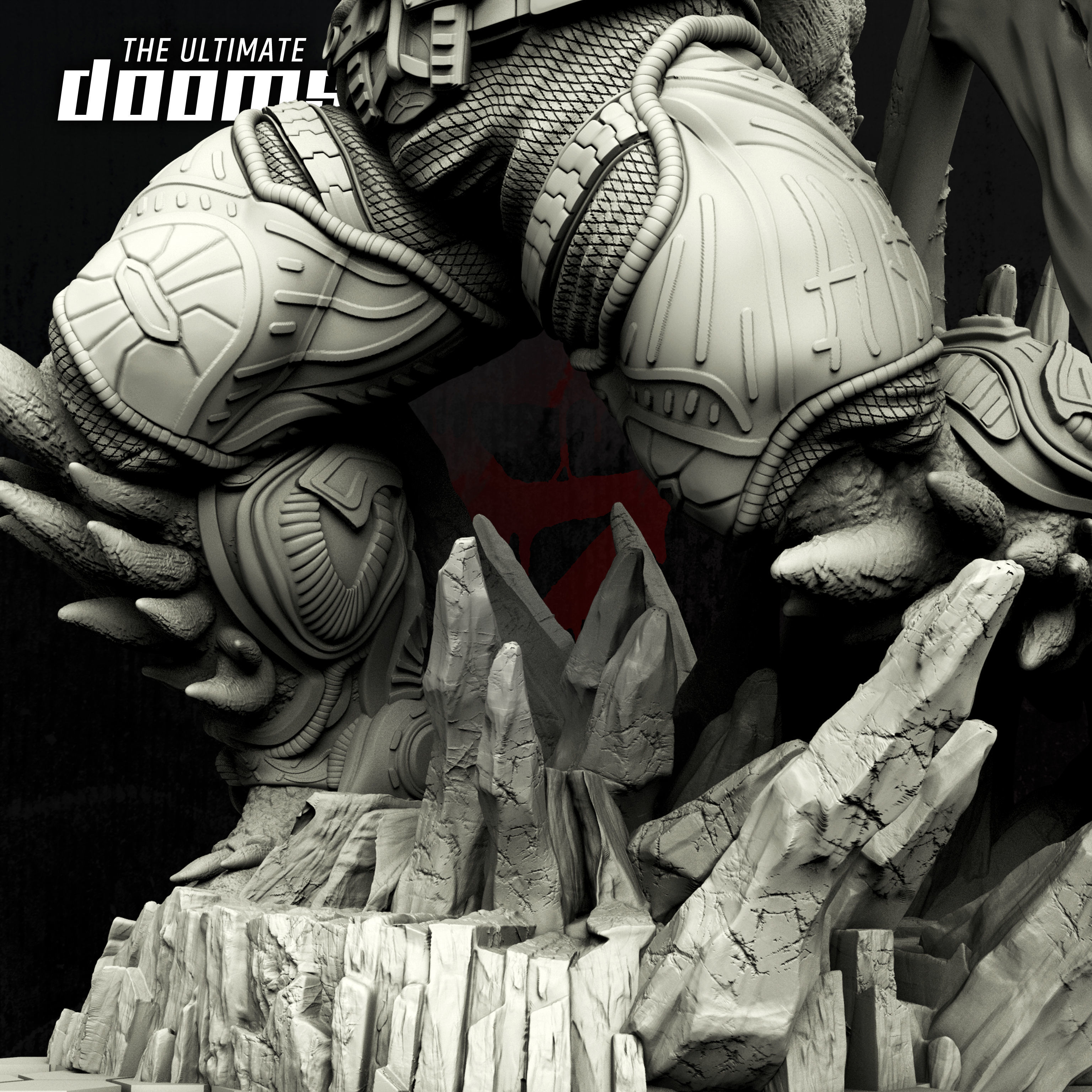 B3DSERK March Term Doomsday 3d Sculpture tested for printing 3D print model_4