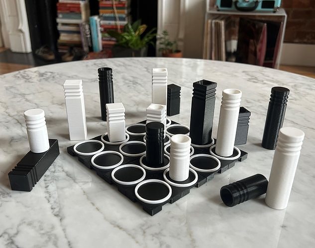 3D Printed Quarto Board Game - Digital Files Free 3D print model