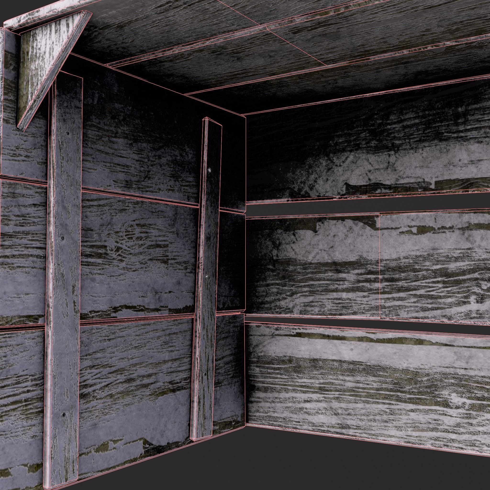 Kissing Booth Low-poly 3D model_22