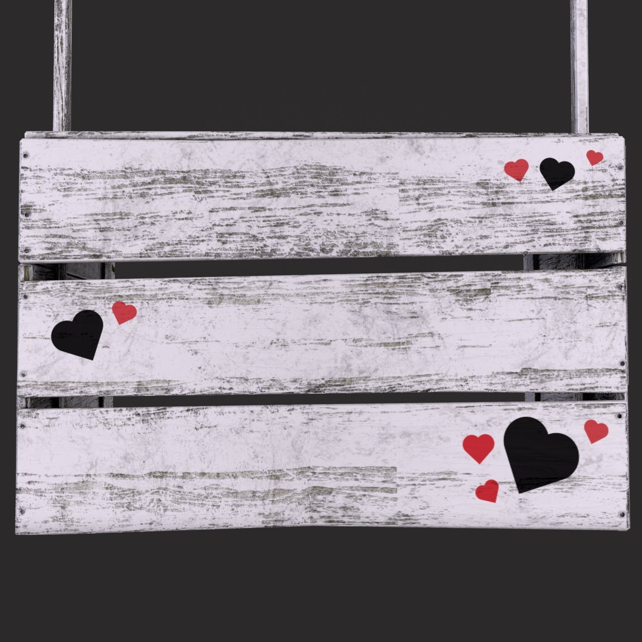 Kissing Booth Low-poly 3D model_13