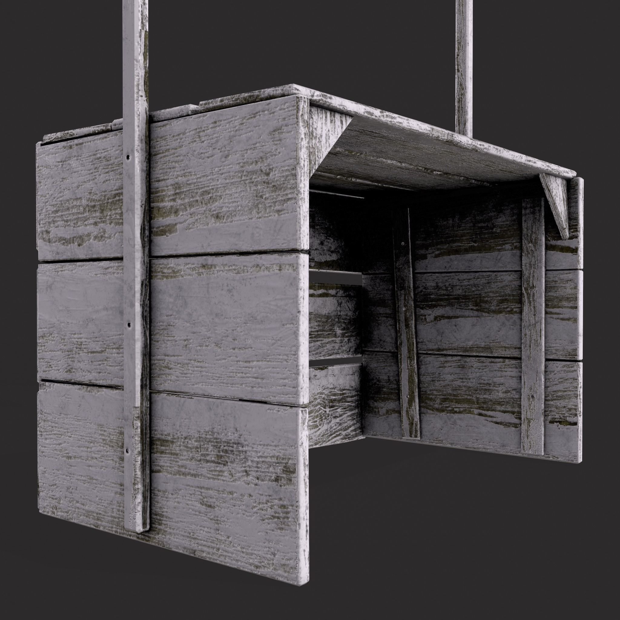 Kissing Booth Low-poly 3D model_11