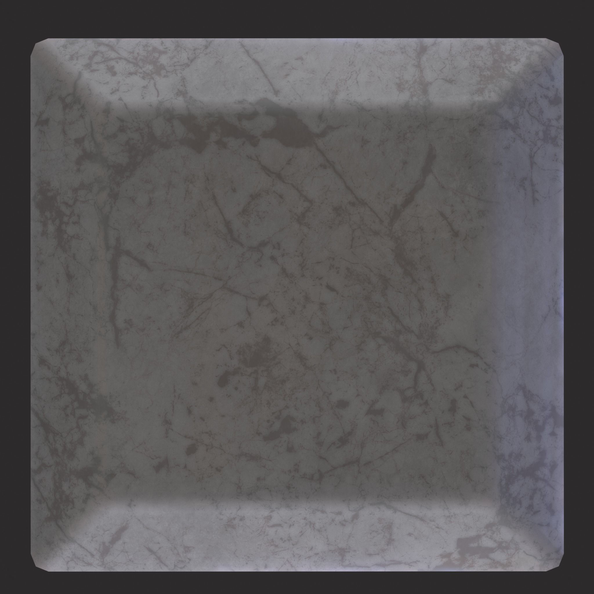 Valentines Heart Jello Squares Low-poly 3D model_7