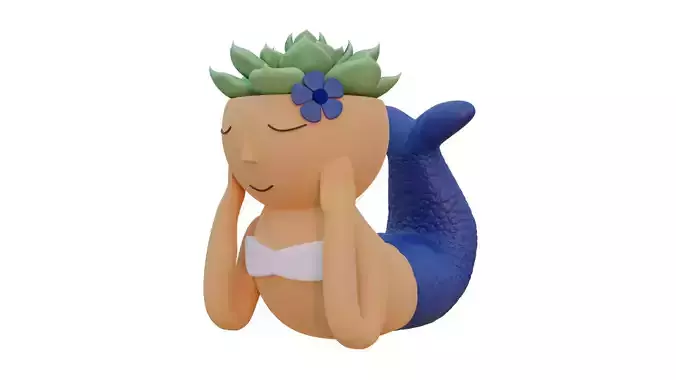 Mermaid Plant Pot