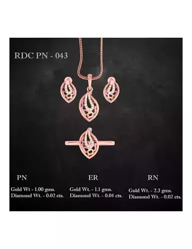  Ring Earrings Pendant combo - 043 3D print model