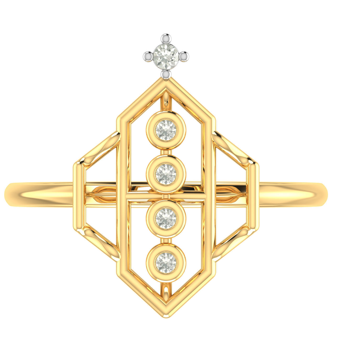  Ring Earrings Pendant combo - 013 3D print model_15