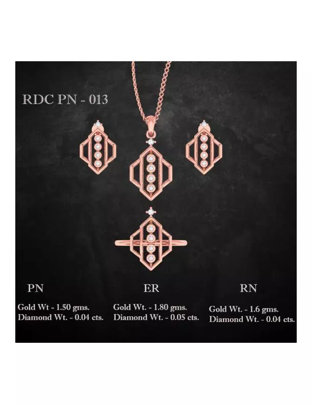  Ring Earrings Pendant combo - 013 3D print model_0