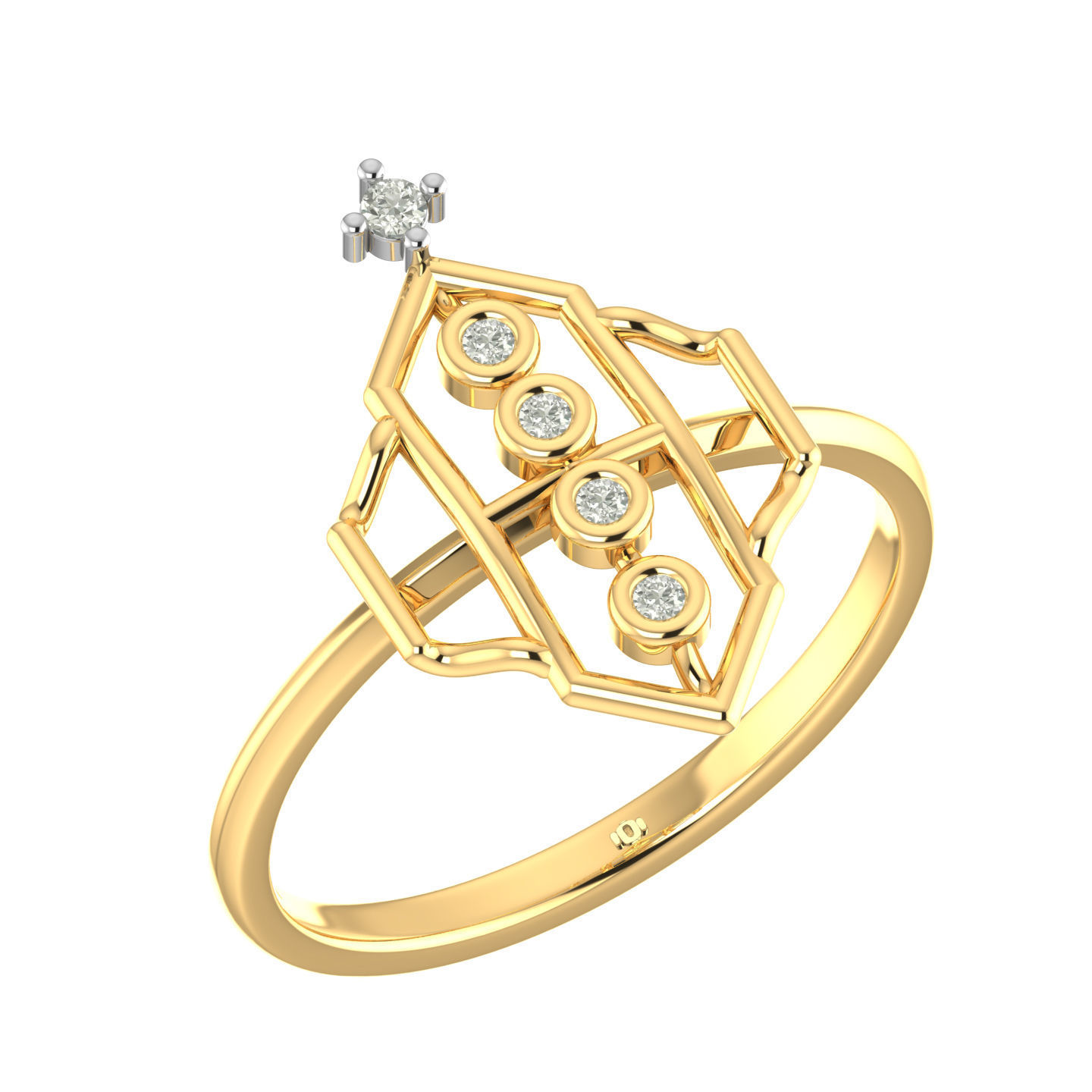  Ring Earrings Pendant combo - 013 3D print model_10