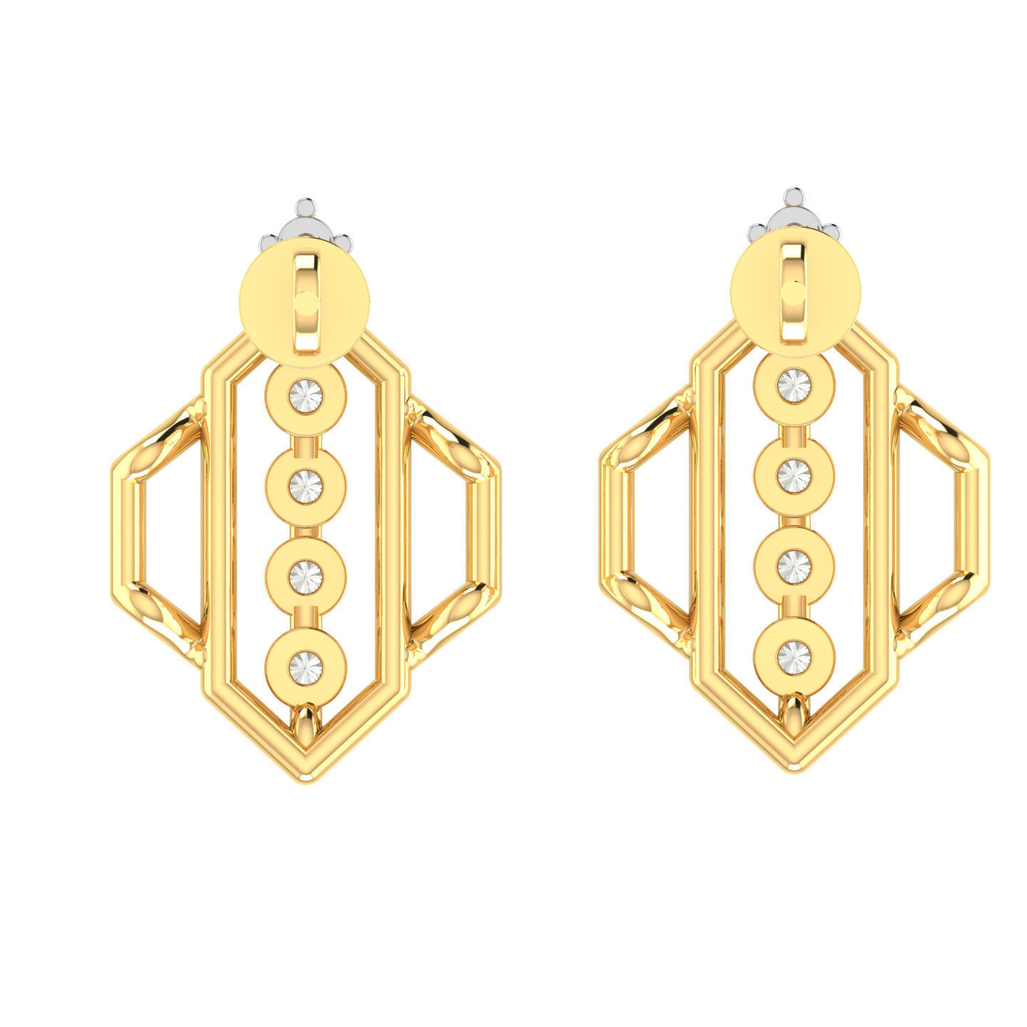  Ring Earrings Pendant combo - 013 3D print model_2