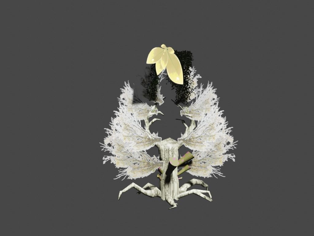 Leaf Tree 3D model_1