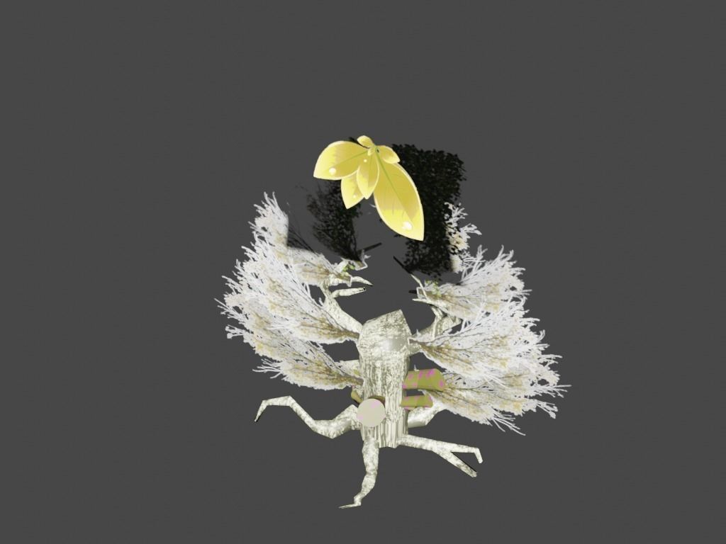 Leaf Tree 3D model_2