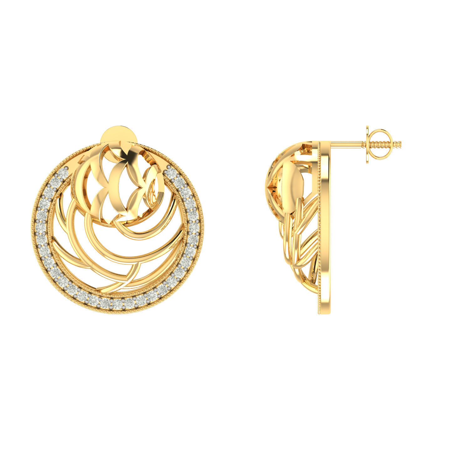  Ring Earrings Pendant combo - 128 3D print model_12