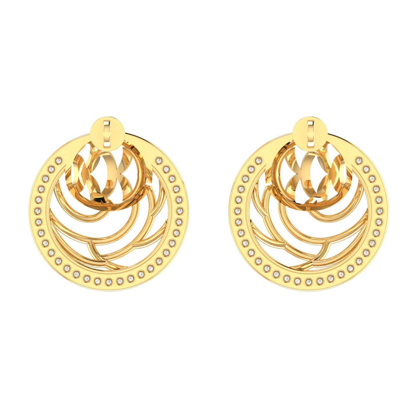  Ring Earrings Pendant combo - 128 3D print model_2
