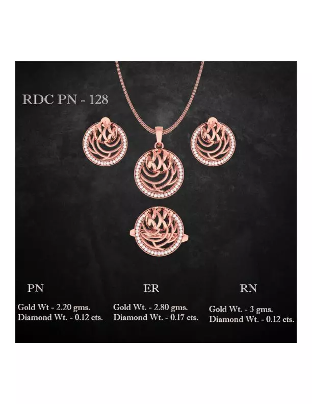  Ring Earrings Pendant combo - 128 3D print model_0