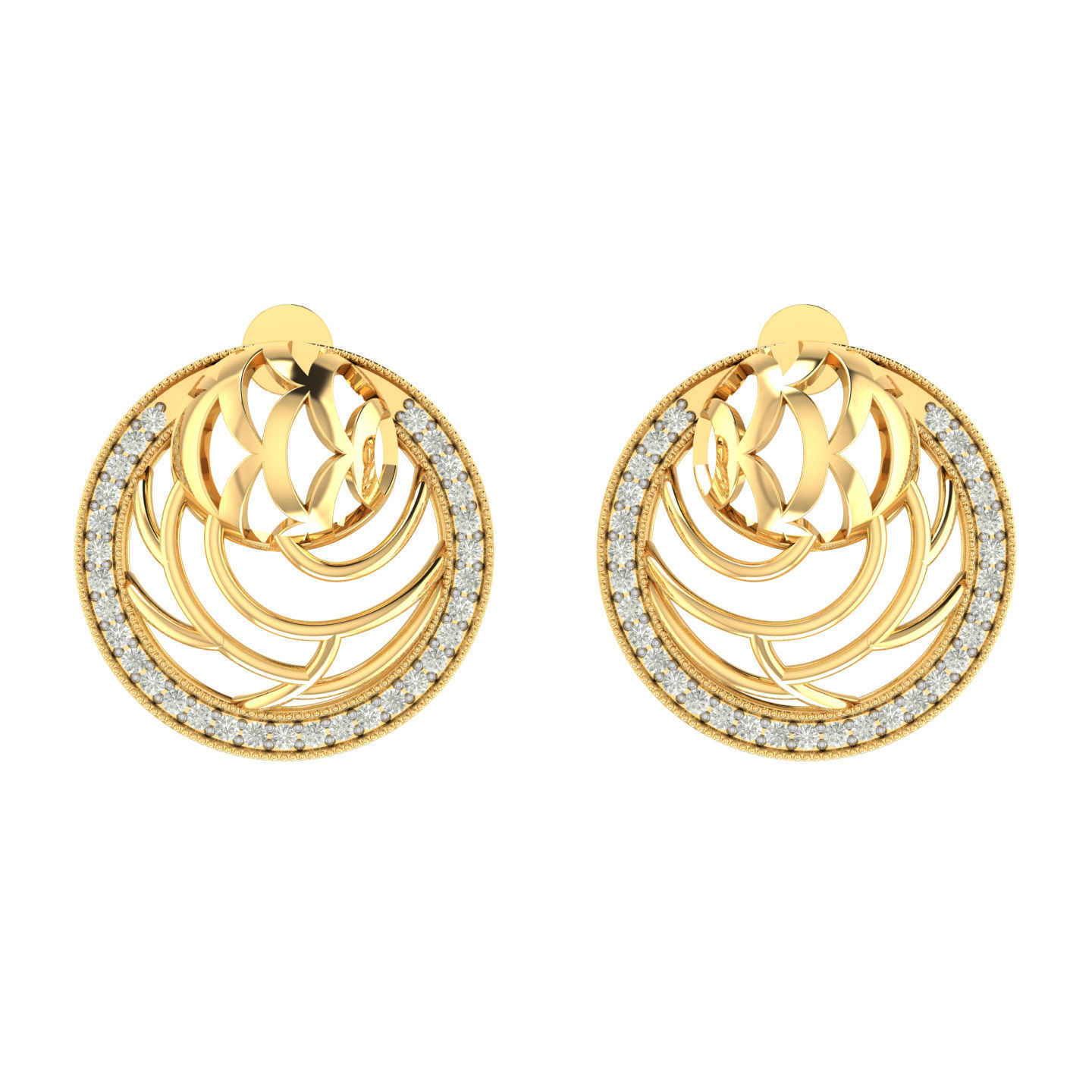  Ring Earrings Pendant combo - 128 3D print model_15
