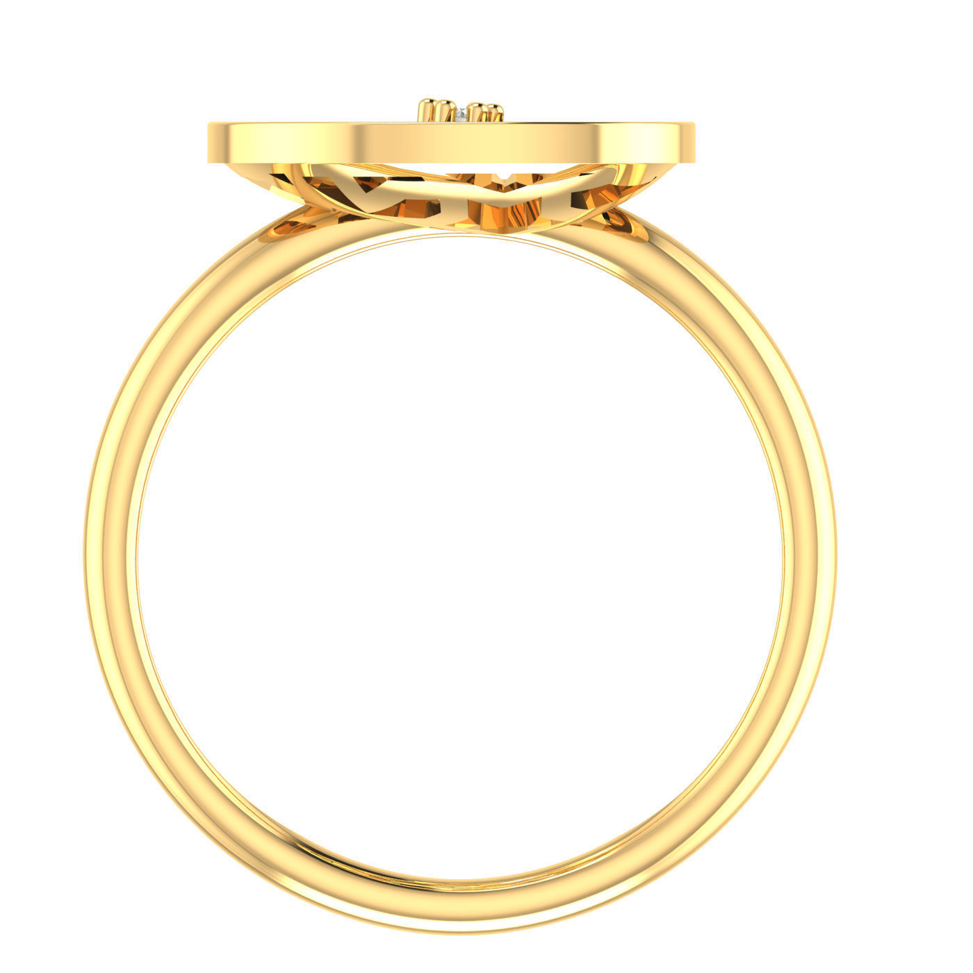 Ring Earrings Pendant combo - 122 3D print model_3