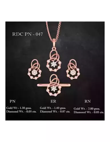  Ring Earrings Pendant combo - 047 3D print model