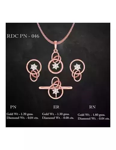  Ring Earrings Pendant combo - 046 3D print model