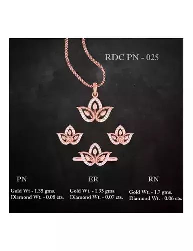  Ring Earrings Pendant combo -  025 3D print model