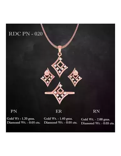  Ring Earrings Pendant combo - 020 3D print model