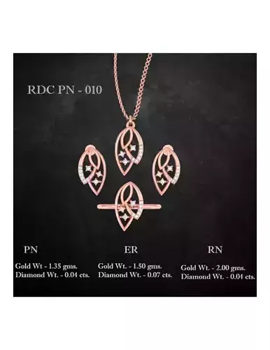 Ring Earrings Pendant combo - 010