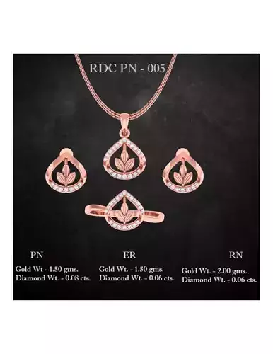  Ring Earrings Pendant combo - 005 3D print model