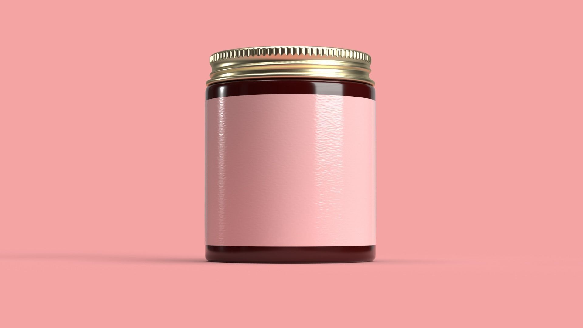 Cream Jar 3D model_1