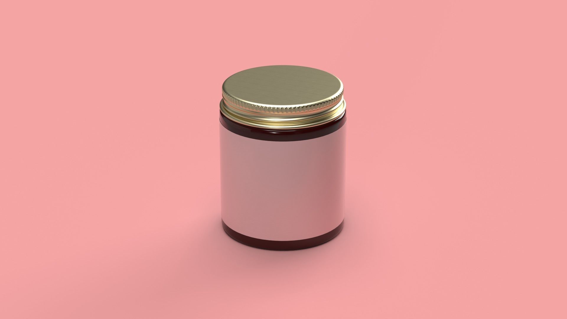 Cream Jar 3D model_3