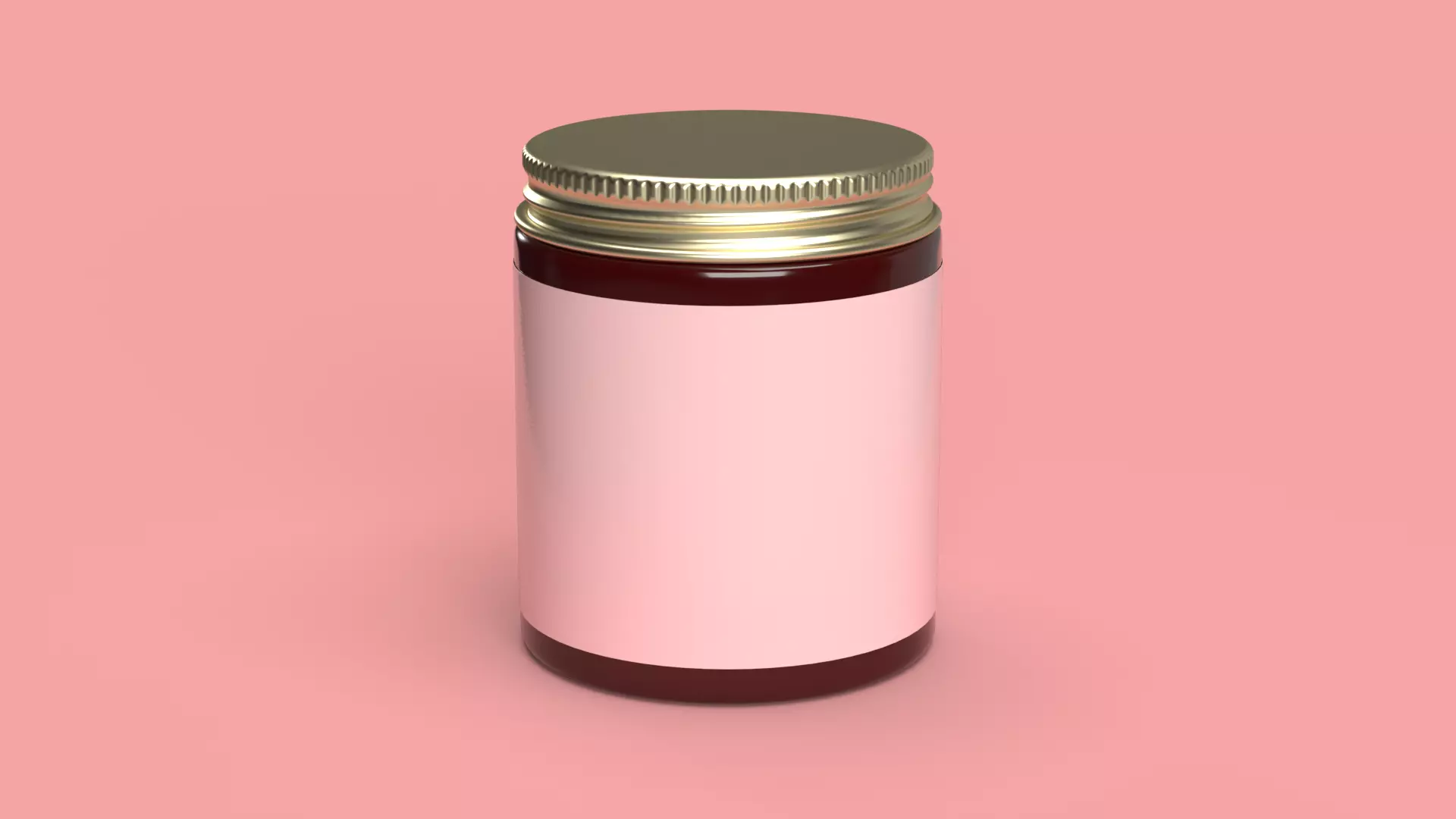 Cream Jar 3D model_0