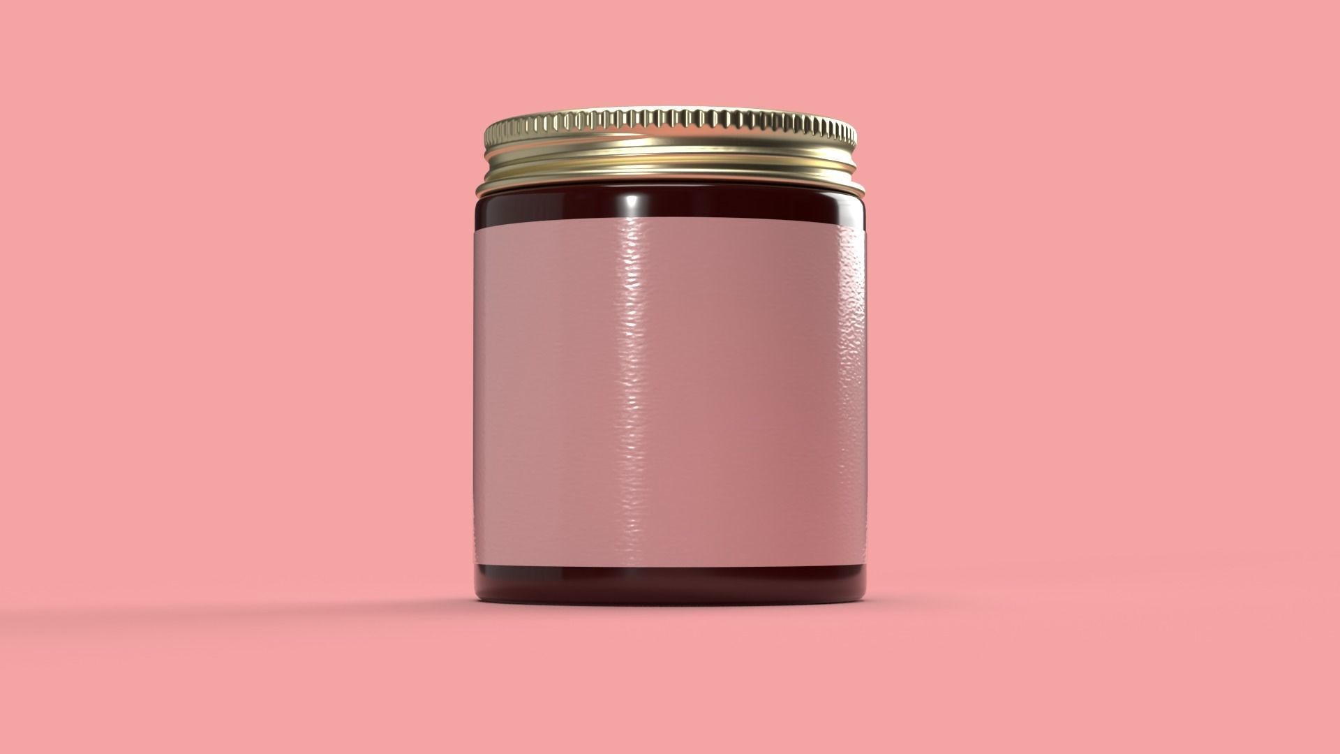 Cream Jar 3D model_2