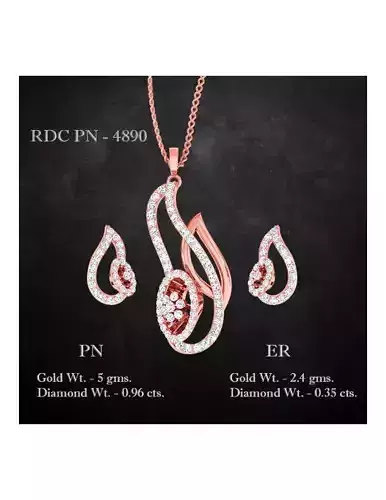 Pendant Earrings combo - 4890