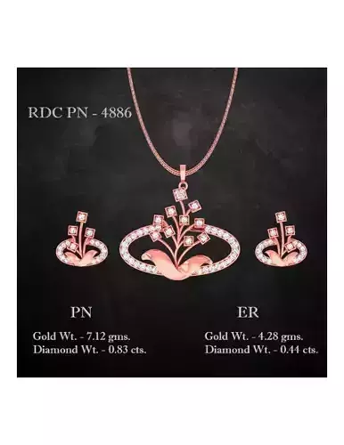 Pendant Earrings combo - 4886