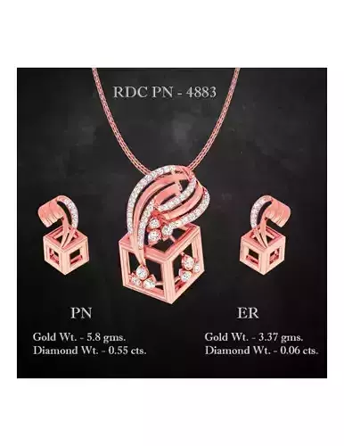 Pendant Earrings combo - 4883