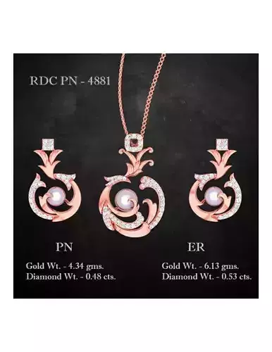 Pendant Earrings combo - 4881