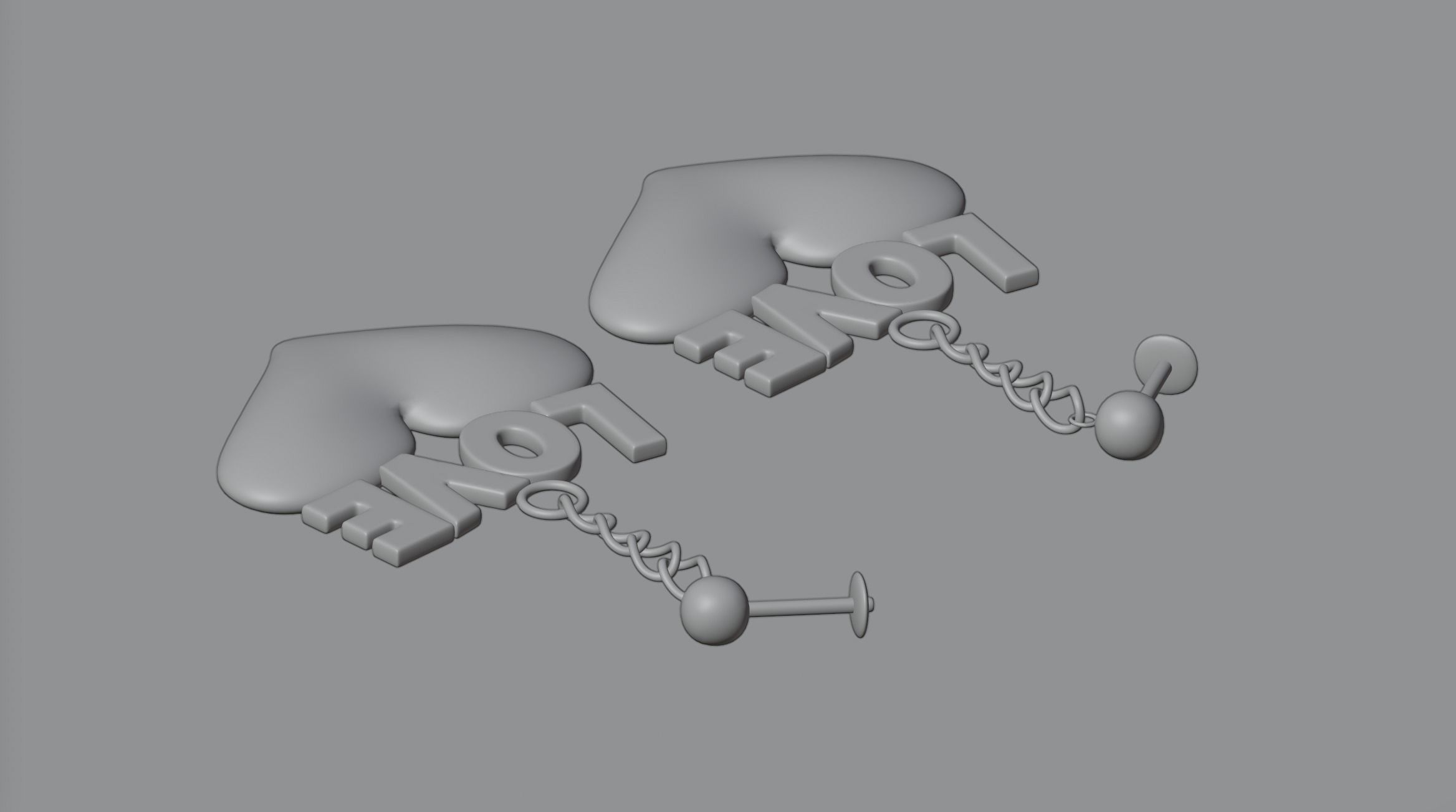 Earrings 10 3D model_2
